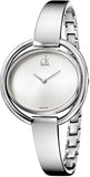 Buy Shop Calvin Klein Impetuous Silver Dial Silver Steel Strap Watch for Women - K4F2N116 USA Online