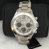 Buy Shop Marc Jacobs Marc Chronograph Silver Dial Silver Steel Strap Watch for Men - MBM3155 USA Online