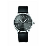 Buy Shop Calvin Klein Minimal Black Dial Black Leather Strap Watch for Men - K7621107 USA Online