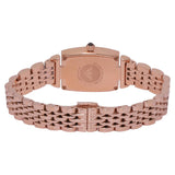 Buy Shop Emporio Armani Gianni T-Bar Analog Crystal Brown Dial Rose Gold Steel Strap Watch For Women - AR11407 USA Online