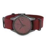Buy Shop Calvin Klein Tone Maroon Dial Maroon NATO Strap Watch for Men - K7K514UP USA Online