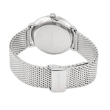 Buy Shop Calvin Klein White Dial Silver Mesh Bracelet Watch for Women - K8M21126 USA Online