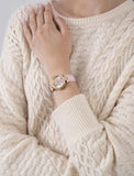 Buy Shop Guess Soiree Diamonds Silver Dial Silver Mesh Bracelet Watch for Women - GW0402L1 USA Online