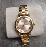 Buy Shop Michael Kors Norie Rose Gold Dial Rose Gold Steel Strap Watch for Women - MK3561 USA Online