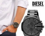 Buy Shop Diesel Mega Chief Chronograph Grey Dial Grey Steel Strap Watch for Men - DZ4282 USA Online