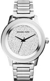 Buy Shop Michael Kors Kinley Diamond Pave Silver Dial Silver Steel Strap Watch for Women - MK5996 USA Online