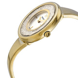 Buy Shop Swarovski Crystalline Bracelet White Dial Gold Steel Strap Watch for Women - 5269253 USA Online