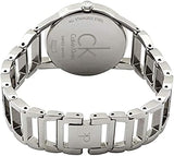 Buy Shop Calvin Klein Stately Black Dial Silver Steel Strap Watch for Women - K3G2312S USA Online