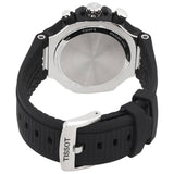 Tissot T Race Chronograph White Dial Black Rubber Strap Watch For Men - T141.417.17.011.00