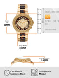 Buy Shop Michael Kors Camille Chronograph Brown Dial Two Tone Steel Strap Watch For Women - MK7269 USA Online