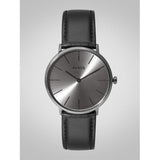 Buy Shop Hugo Boss Modern Grey Dial Black Leather Strap Watch for Men - 1513540 USA Online