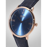 Buy Shop Hugo Boss Jackson Blue Dial Black Leather Strap Watch for Men - 1513371 USA Online