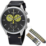 Buy Shop Tissot Chrono XL Tour De France Special Edition Black Dial Black Leather Strap Watch for Men - T116.617.36.051.11 USA Online