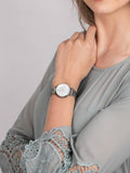 Buy Shop Emporio Armani Gianni T Bar White Crystal Pave Dial Silver Stainless Steel Strap Watch For Women - AR1925 USA Online