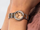 Buy Shop Fossil Virginia Rose Gold Dial Two Tone Steel Strap Watch for Women - ES3405 USA Online