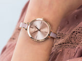 Buy Shop Michael Kors Jaryn Analog Gold Dial Pink Steel Strap Watch For Women - MK4343 USA Online