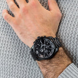 Buy Shop Diesel Mega Chief Chronograph Black Dial Black Steel Strap Watch For Men - DZ4283 USA Online