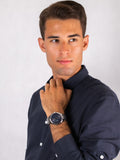 Buy Shop Tommy Hilfiger Deacan Blue Dial Silver Steel Strap Watch for Men - 1791551 USA Online