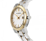 Buy Shop Burberry The City White Dial Two Tone Steel Strap Watch for Women - BU9115 USA Online
