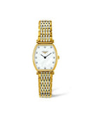 Longines La Grande Classique White Dial Two Tone Mesh Bracelet Watch for Women - L4.205.2.87.7