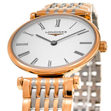 Buy Shop Longines La Grande Classique De Longines White Dial Two Tone Mesh Bracelet Watch for Women - L4.209.1.91.7 USA Online