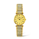 Buy Shop Longines La Grande Classique de Longines Gold Dial Two Tone Steel Strap Watch for Women - L4.209.2.31.7 USA Online