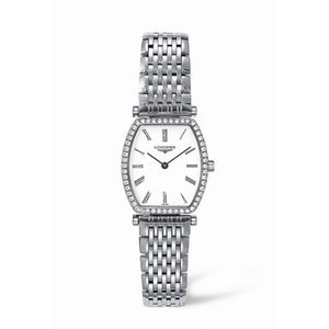 Buy Shop Longines La Grande Classique de Longines Tonneau 22 Diamond Watch for Women - L4.288.0.11.6 USA Online