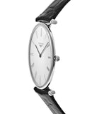 Longines La Grande Classique De Longines White Dial Black Leather Strap Watch for Women - L4.755.4.11.2