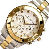 Buy Shop Marc Jacobs Blade Chronograph Silver Dial Two Tone Steel Strap Watch for Women - MBM3177 USA Online
