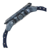 Buy Shop Guess Velocity Chronograph Blue Dial Blue Rubber Steel Strap Watch for Men - W0599G4 USA Online