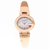 Buy Shop Gucci Guccisima Quartz Mother of Pearl White Dial Rose Gold Steel Strap Watch for Women - YA134512 USA Online
