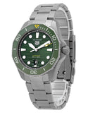 Buy Shop Tag Heuer Aquaracer Professional 300 Automatic Green Dial Silver Steel Strap Watch for Men - WBP208B.BF0631 USA Online