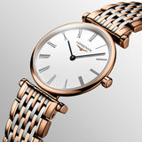 Buy Shop Longines La Grande Classique De Longines White Dial Two Tone Steel Strap Watch for Women - L4.209.1.92.7 USA Online