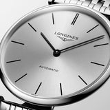 Buy Shop Longines La Grande Classique De Longines Silver Dial Silver Mesh Bracelet Watch for Women - L4.209.4.72.6 USA Online