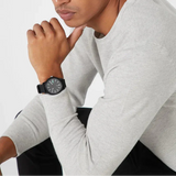 Buy Shop Lacoste 12.12 Black Dial Black Silicon Strap Watch for Men - 2010986 USA Online