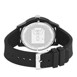 Buy Shop Lacoste 12.12 Black Dial Black Silicon Strap Watch for Men - 2010986 USA Online