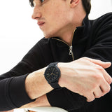 Buy Shop Lacoste 12.12 Black Dial Black Silicon Strap Watch for Men - 2011010 USA Online