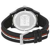 Buy Shop Lacoste 12.12 Black Dial Black Silicon Strap Watch for Men - 2011071 USA Online