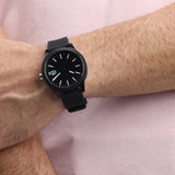 Buy Shop Lacoste 12.12 Black Dial Black Silicon Strap Watch for Men - 2011134 USA Online