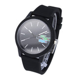 Buy Shop Lacoste 12.12 Black Dial Black Silicon Strap Watch for Men - 2011134 USA Online