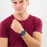 Buy Shop Lacoste 12.12 Blue Dial Blue Silicon Strap Watch for Men - 2010987 USA Online
