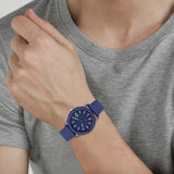 Buy Shop Lacoste 12.12 Blue Dial Blue Silicon Strap Watch for Men - 2010987 USA Online