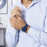 Buy Shop Lacoste 12.12 Blue Dial Blue Silicon Strap Watch for Men - 2010987 USA Online