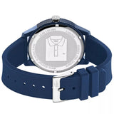 Buy Shop Lacoste 12.12 Blue Dial Blue Silicon Strap Watch for Men - 2010987 USA Online