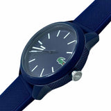 Buy Shop Lacoste 12.12 Blue Dial Blue Silicon Strap Watch for Men - 2010987 USA Online