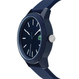 Buy Shop Lacoste 12.12 Blue Dial Blue Silicon Strap Watch for Men - 2010987 USA Online