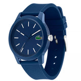 Buy Shop Lacoste 12.12 Blue Dial Blue Silicon Strap Watch for Men - 2010987 USA Online