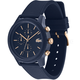 Buy Shop Lacoste 12.12 Blue Dial Blue Silicon Strap Watch for Men - 2011013 USA Online
