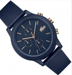 Buy Shop Lacoste 12.12 Blue Dial Blue Silicon Strap Watch for Men - 2011013 USA Online
