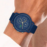 Buy Shop Lacoste 12.12 Blue Dial Blue Silicon Strap Watch for Men - 2011248 USA Online